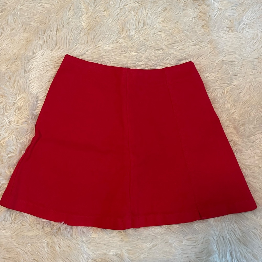 Red Brandy Melville skirt